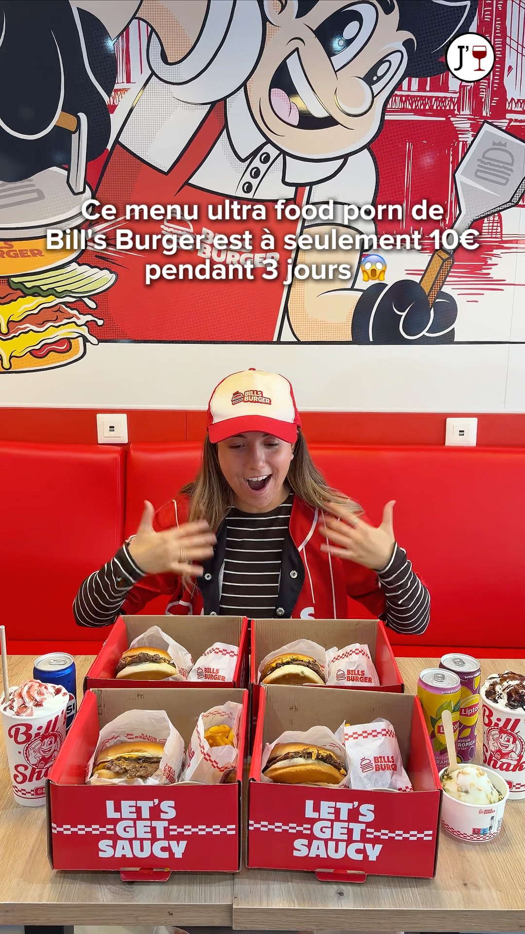 Bill's Burger Bordeaux: Promotional Menu Offer