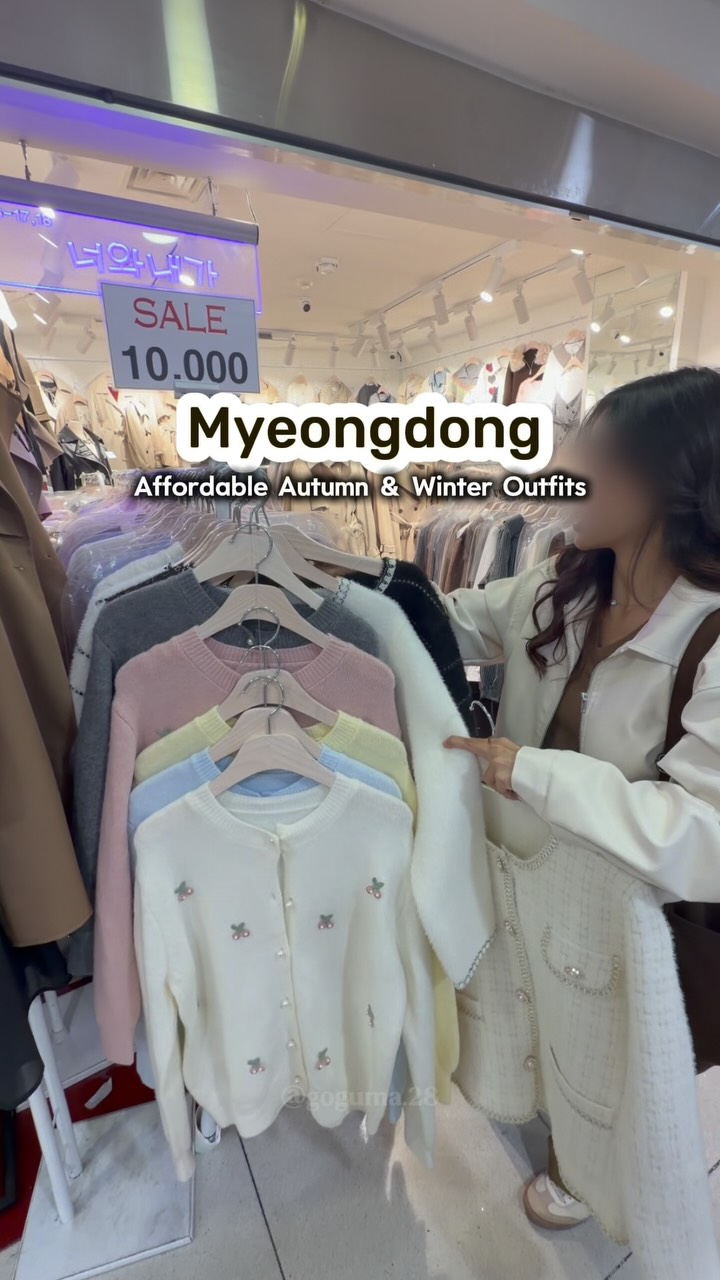 Myeongdong Underground Fashion Finds