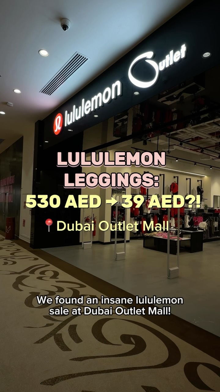 Dubai Outlet Mall Lululemon Activewear Discounts