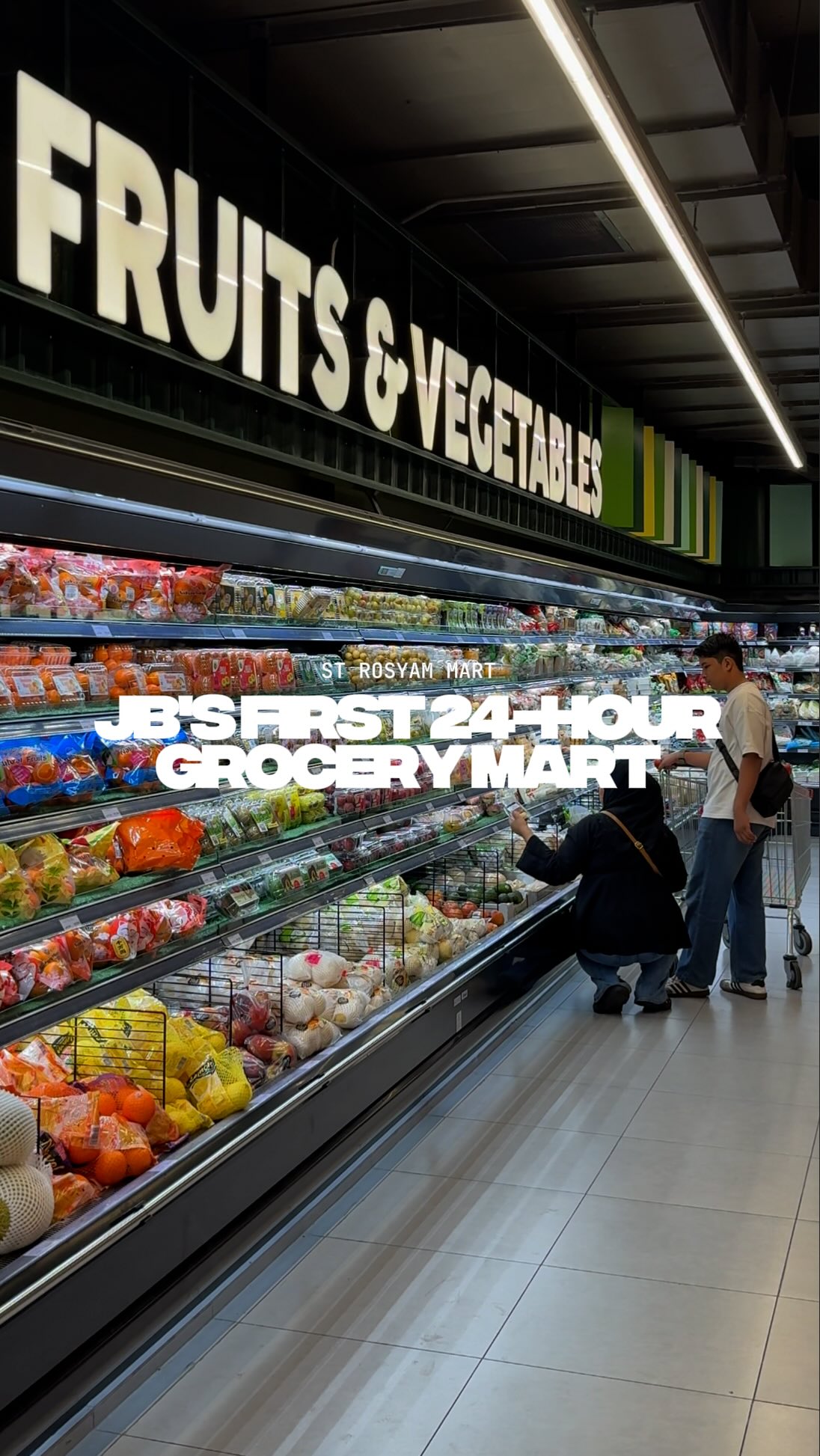Johor Bahru's First 24-Hour Mart Offers Vast Selection