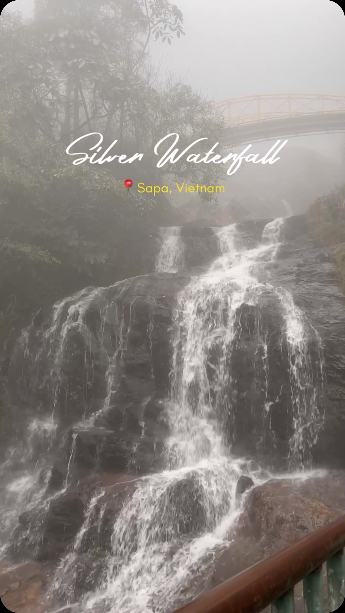 Silver Waterfall And Ô Quy Hồ Pass