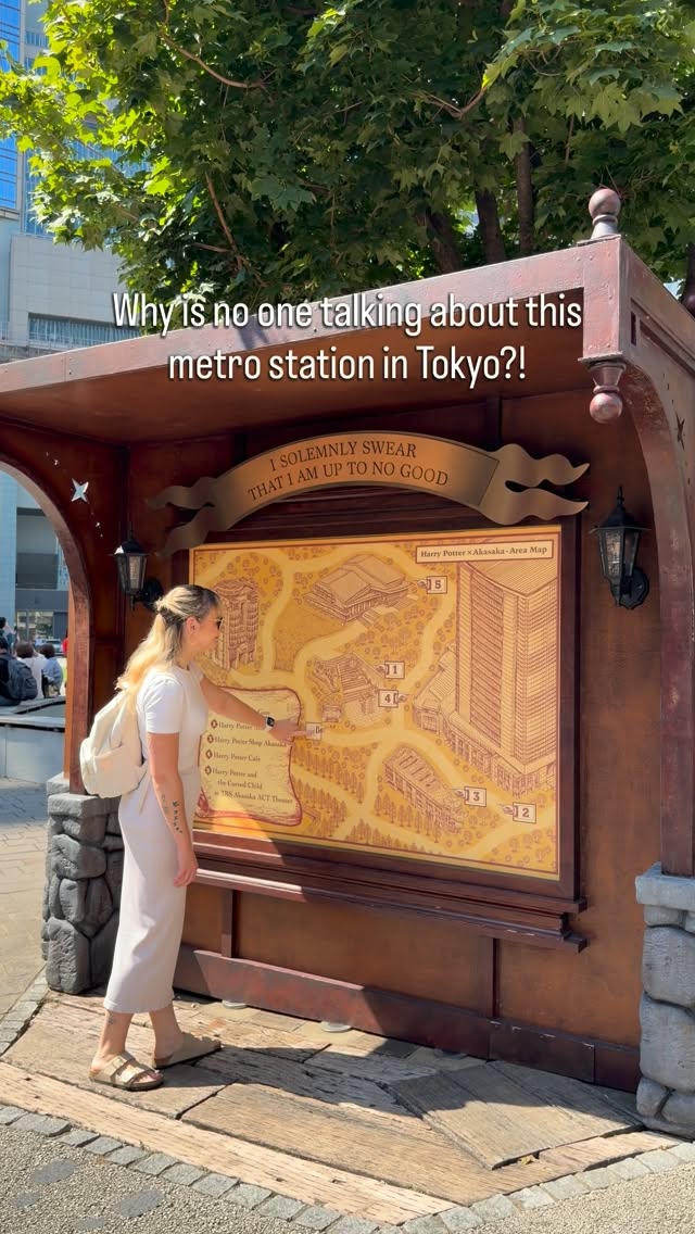 Harry Potter Magic Transforms Akasaka Station
