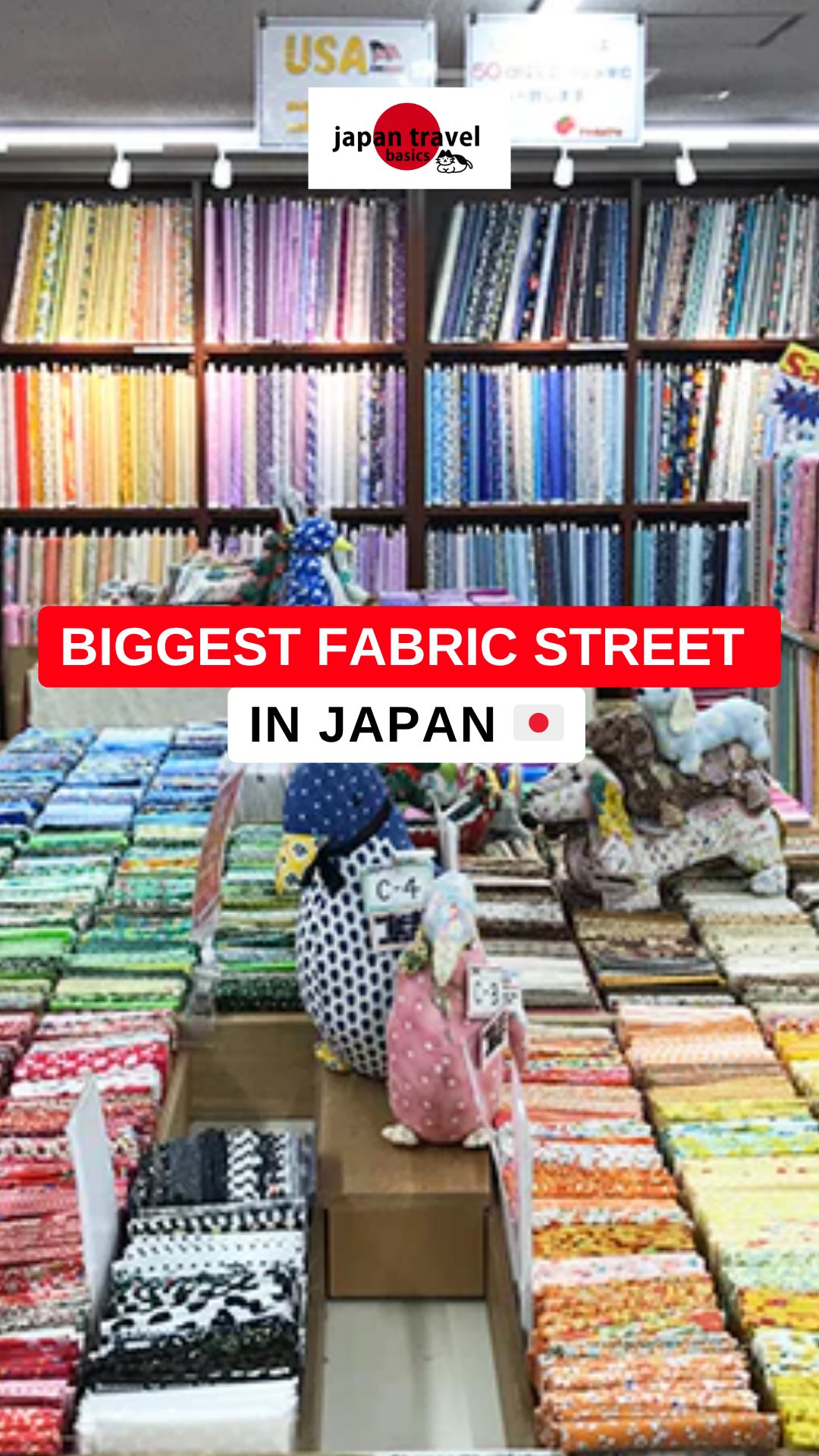Tokyo's Fabric Street and Nearby Shopping Gems