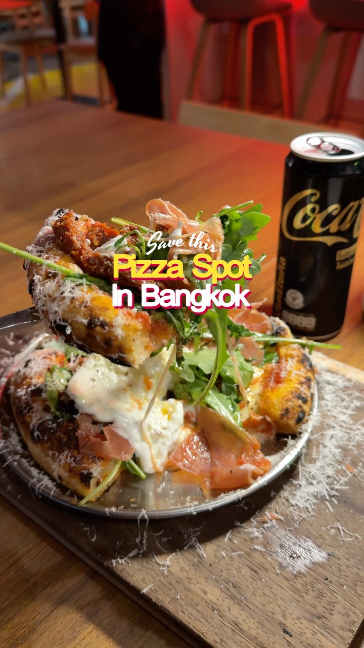Bangkok's 90 Grams: Neon-Lit Pizza Paradise