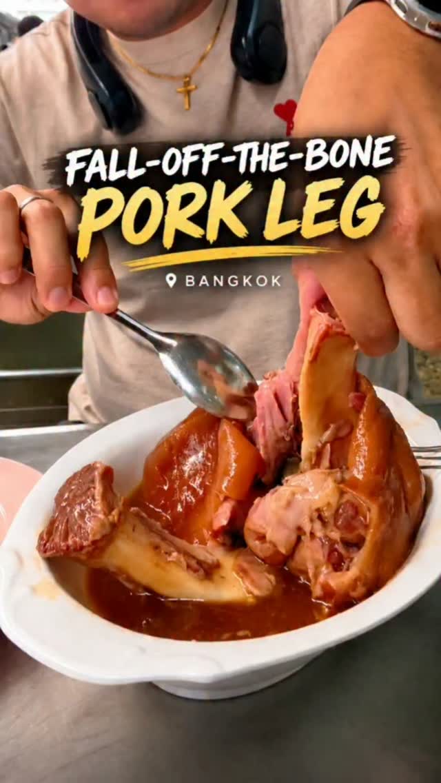 Tender Braised Pork Leg Delight in Bangkok