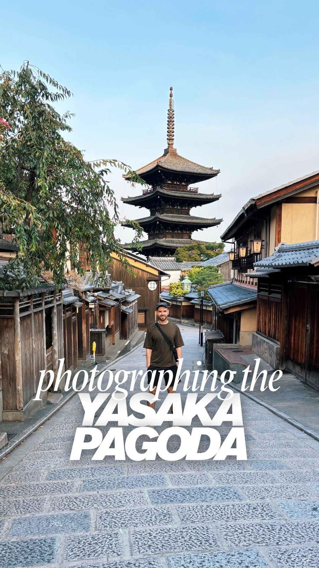 Kyoto's Yasaka Pagoda Through Early Morning Light