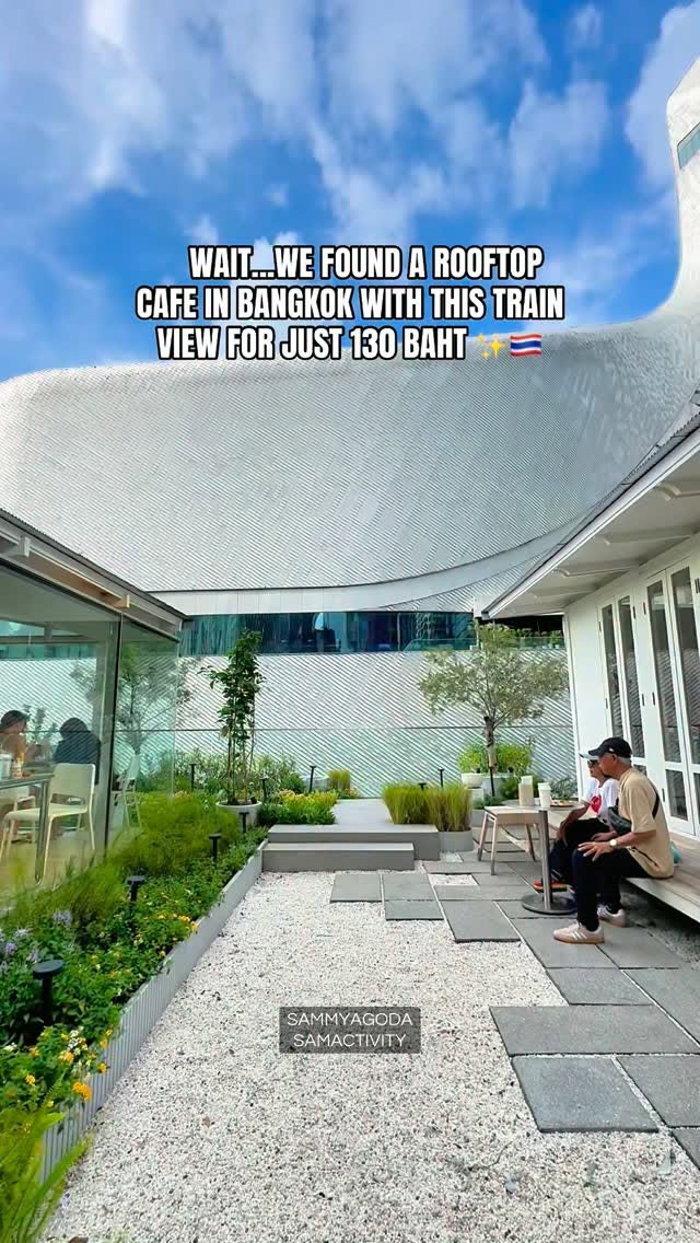 Rooftop Cafe with BTS Skytrain Views