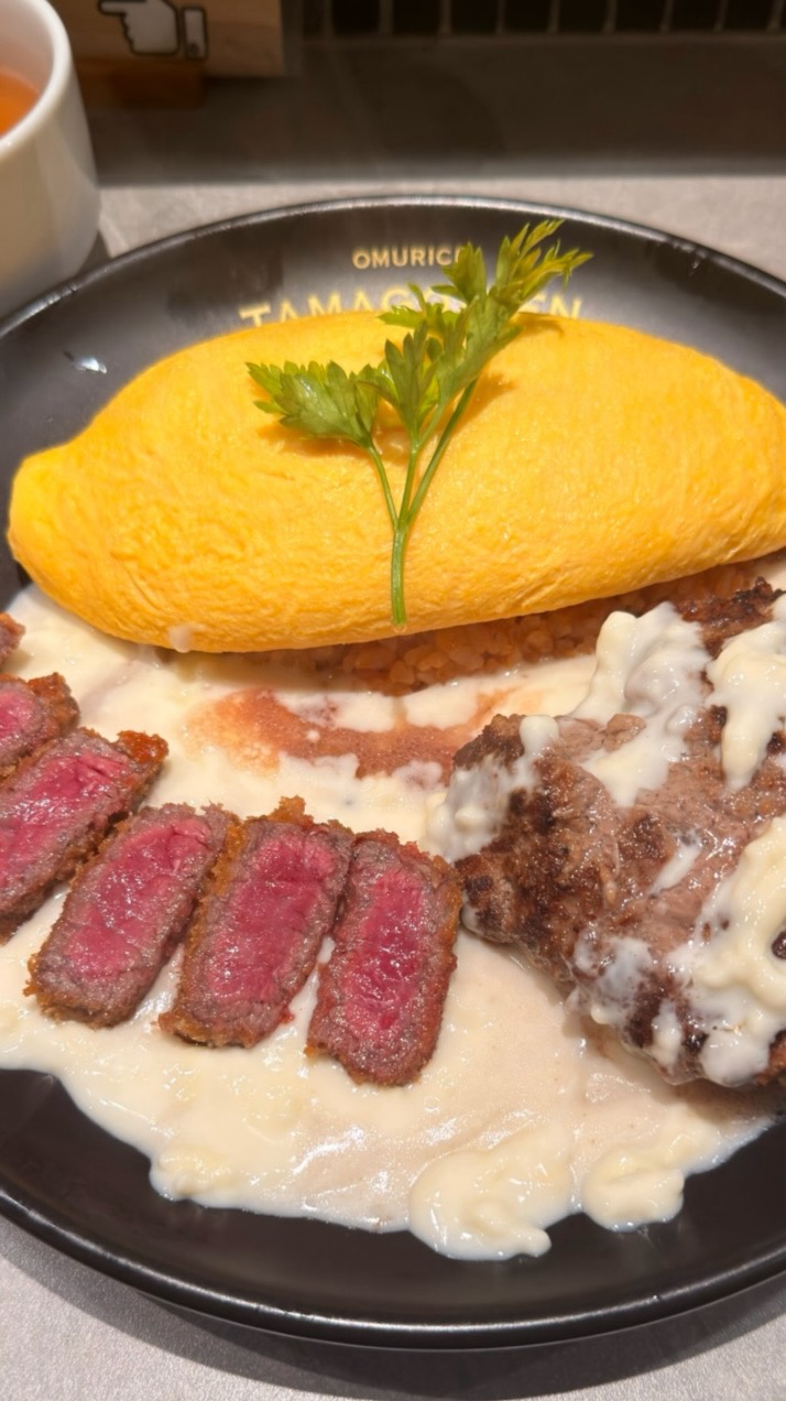 Tokyo Omurice Restaurant Features Wagyu Toppings