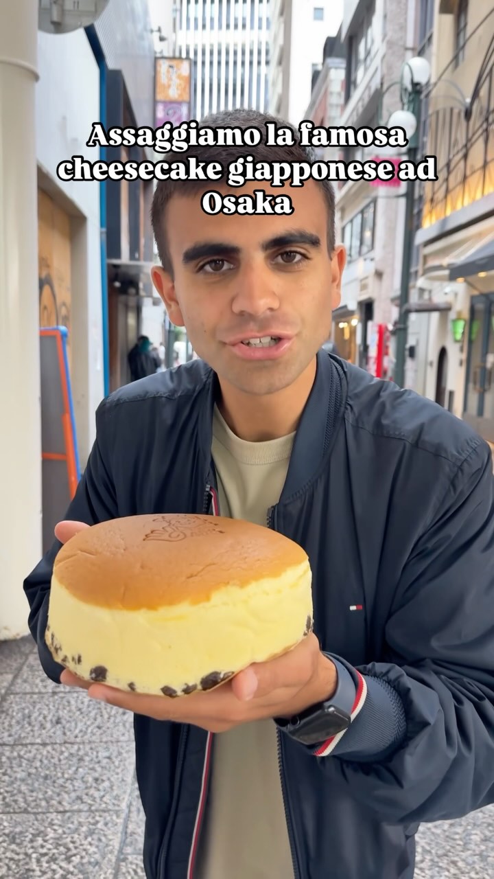 Osaka's Famous Cloud-Like Japanese Cheesecake