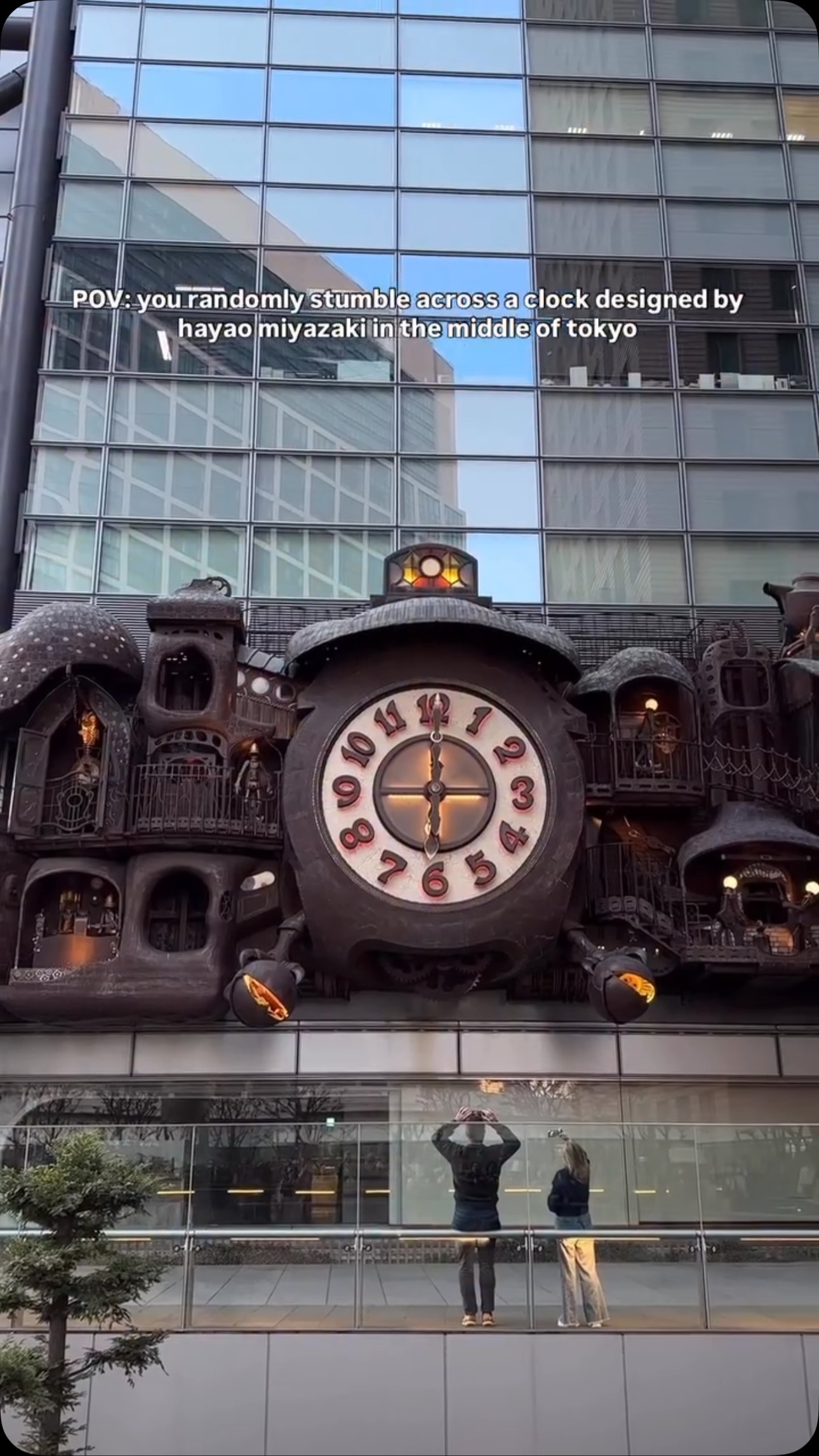 Nittele Tower's Miyazaki-Designed Clock Show