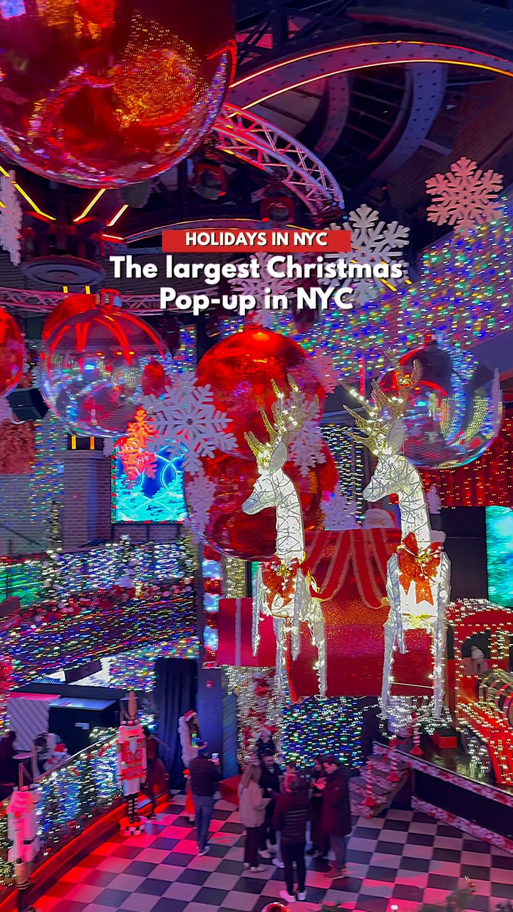 Christmas Bar and Taco Spot in NYC