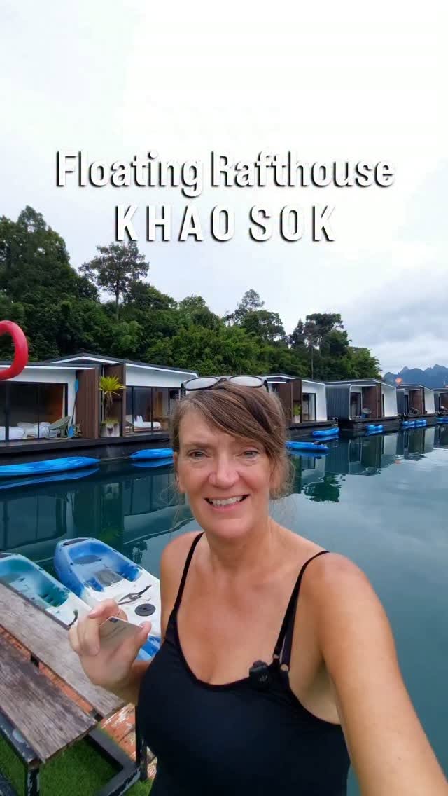Floating Raft Houses in Thailand's Khao Sok