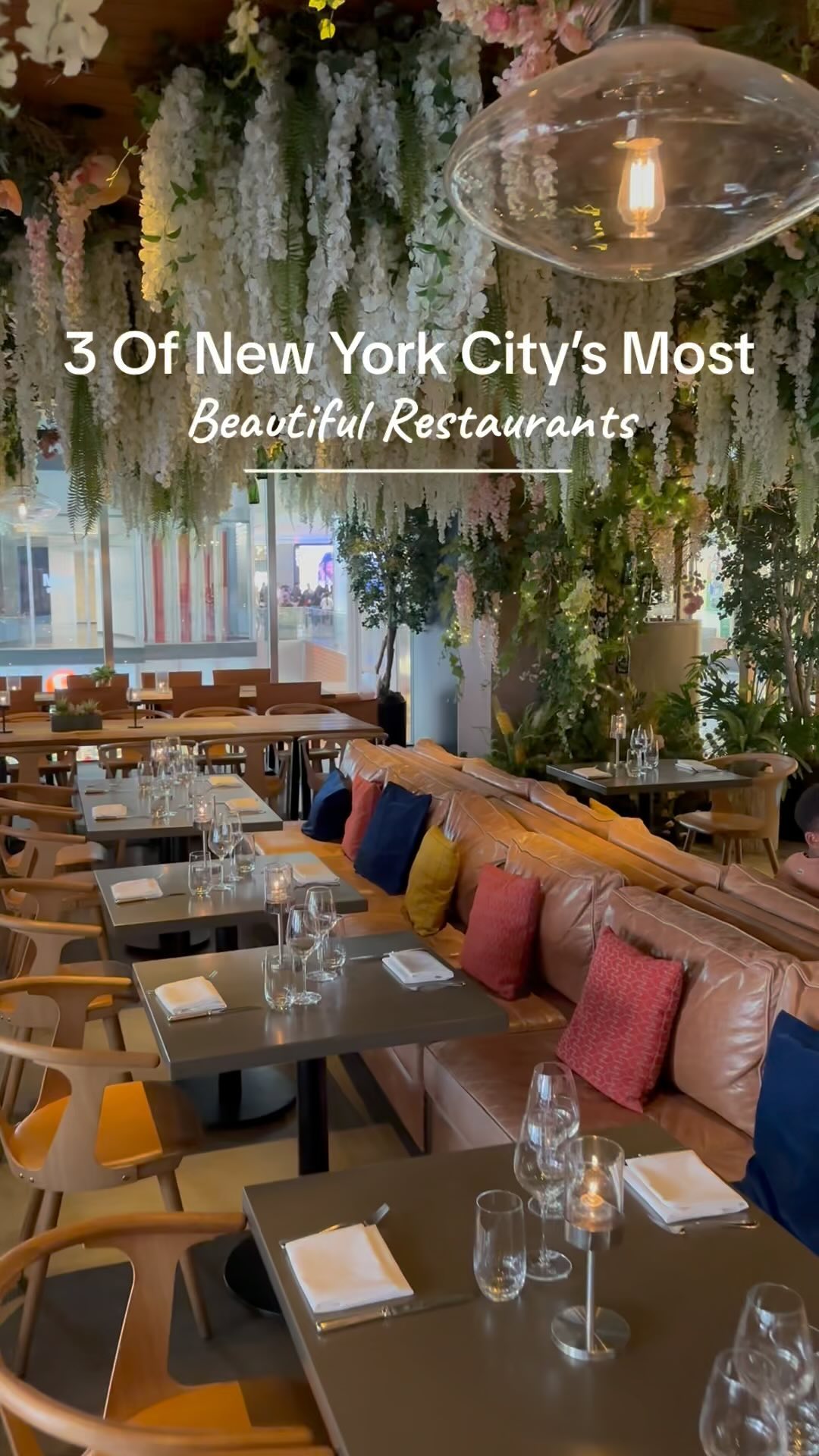 NYC Restaurants With Stunning Floral Decor