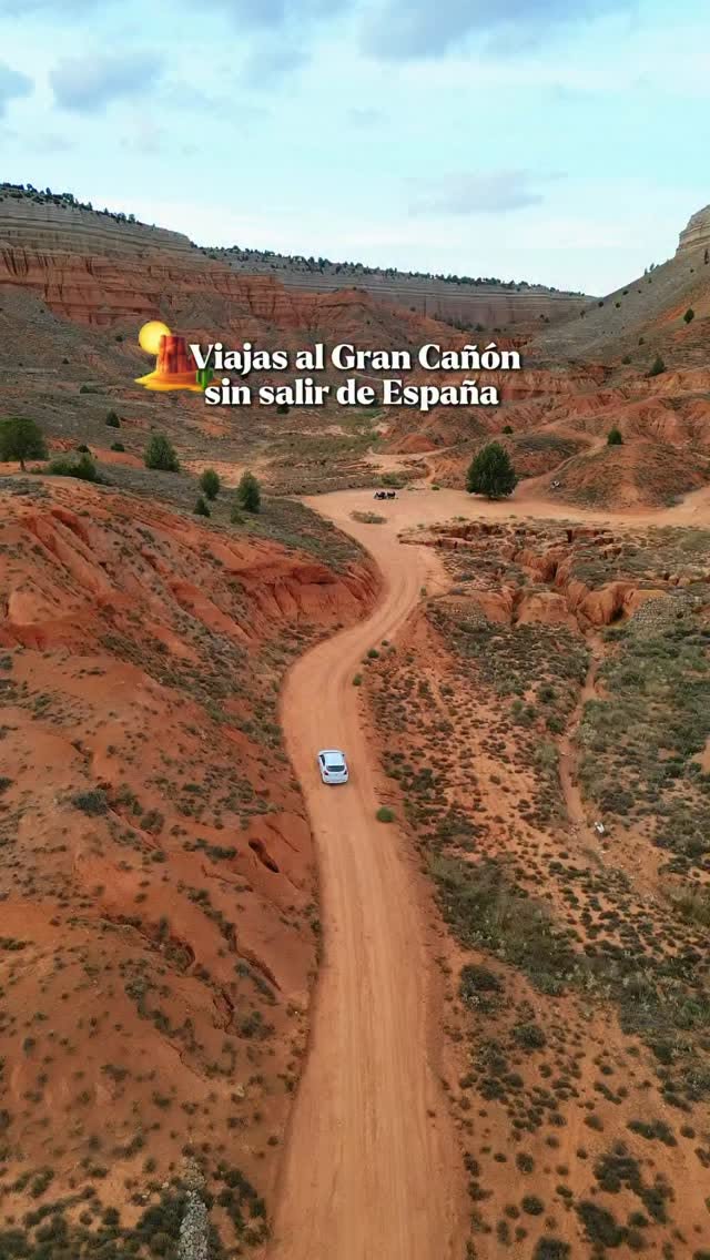 Spanish Red Canyon Near Teruel