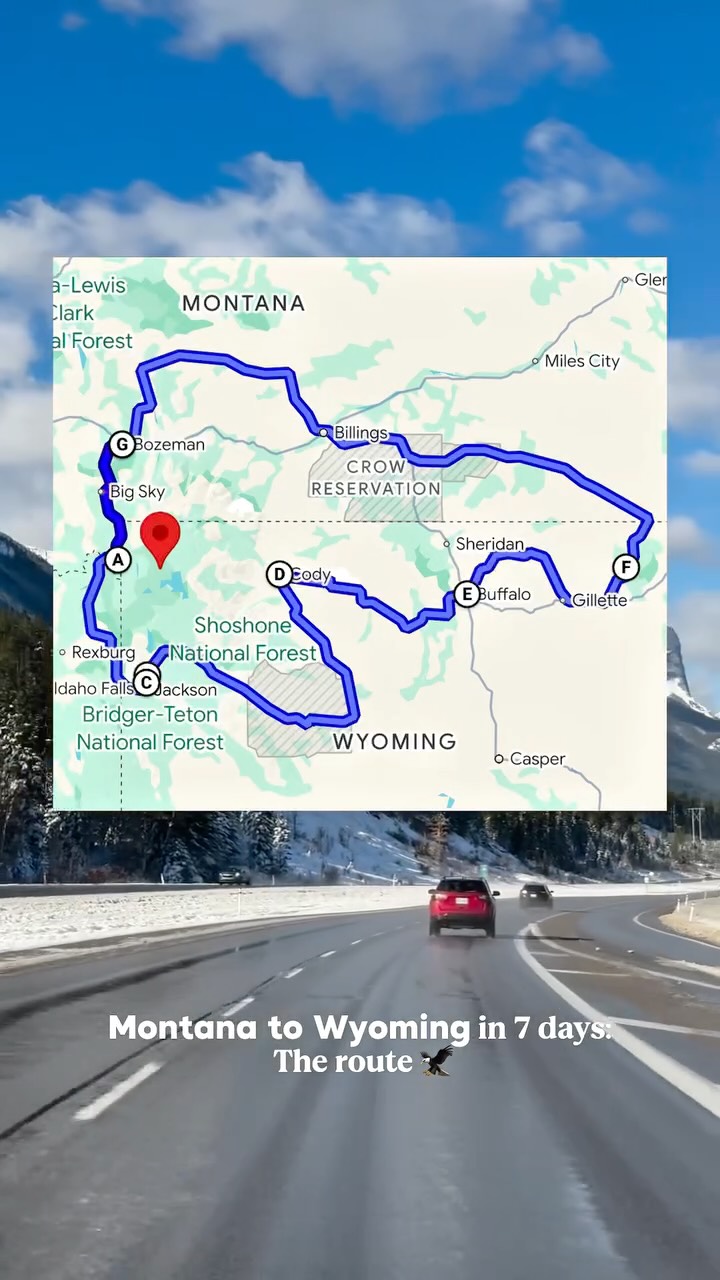 Wyoming And Montana National Park Road Trip