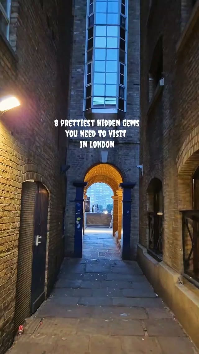 London's Picturesque Tunnels and Cobblestone Streets
