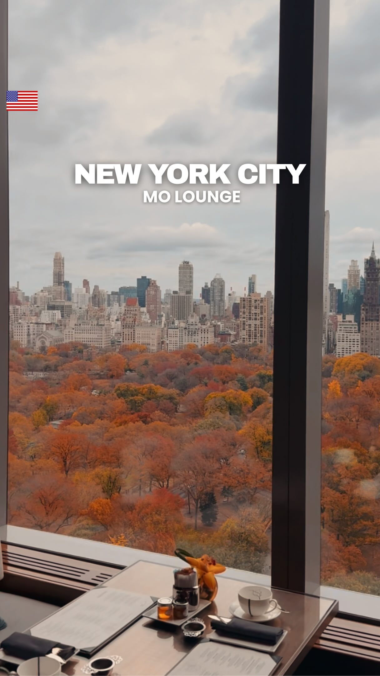 NYC's Best Fall Views From A 35th Floor Lounge