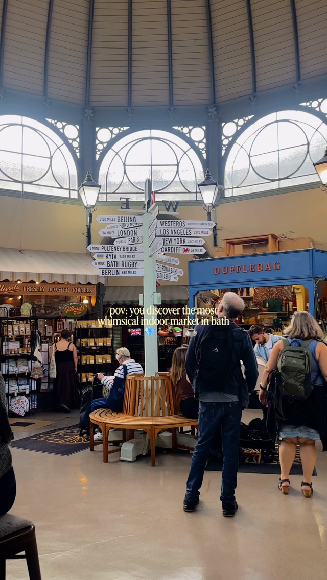 Bath's Historic Guildhall Market And Shops
