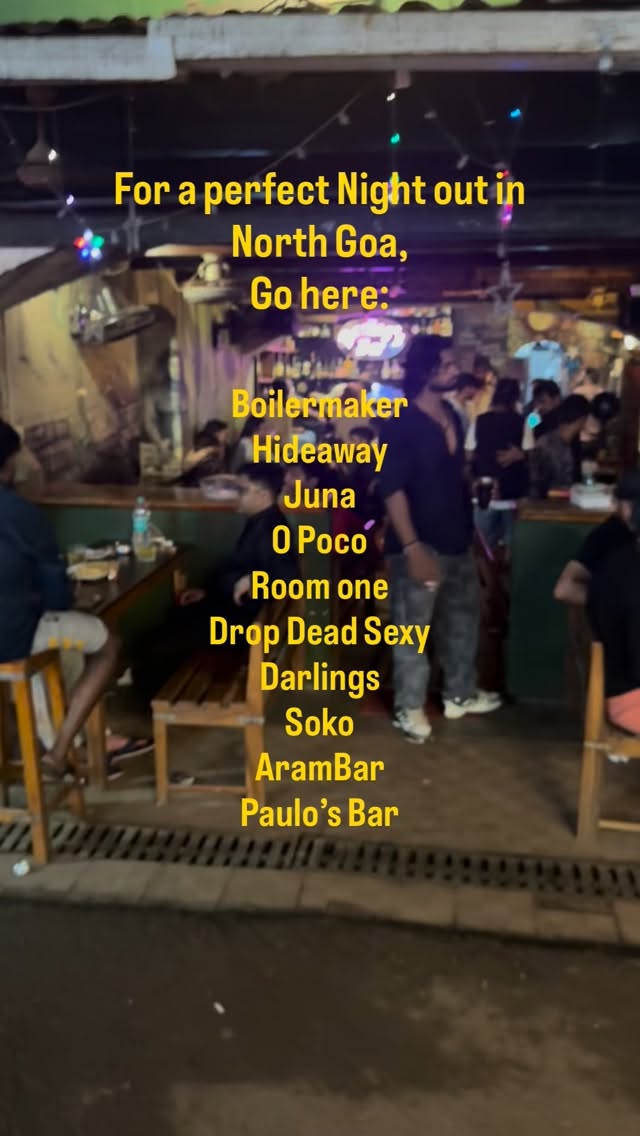 Goa's Best Bars For A Free, Non-Club Night