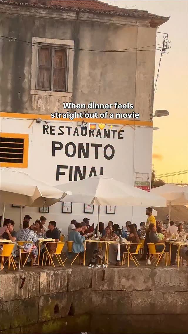 Famous Lisbon Waterfront Restaurant With Sunset Views