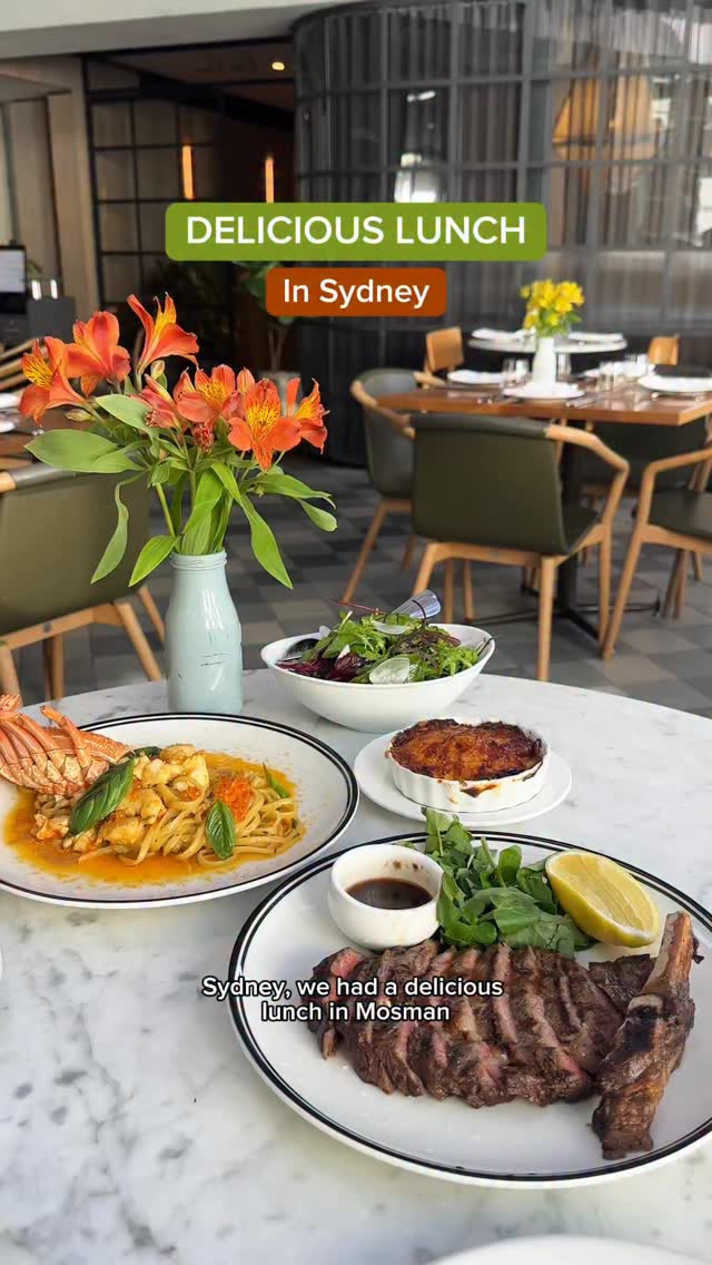 Sydney Restaurant's Delectable Lunch Offerings