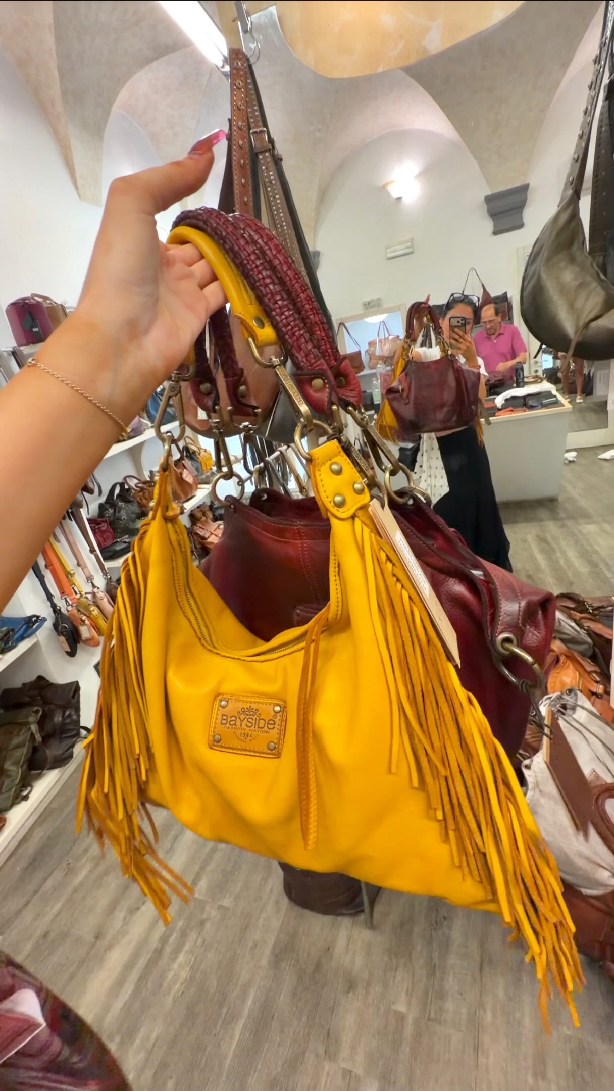 Florence Leather Bag Store Experience