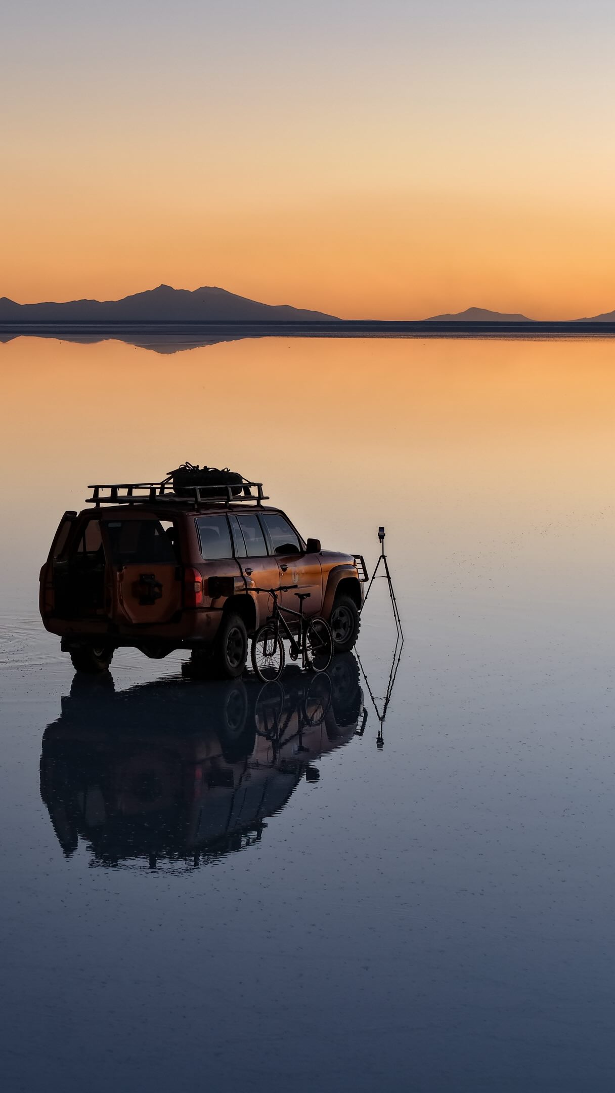 Bolivia's Vast and Reflective Uyuni Salt Flats