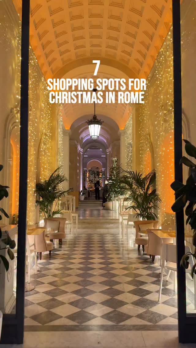 Rome's Festive Shopping Destinations