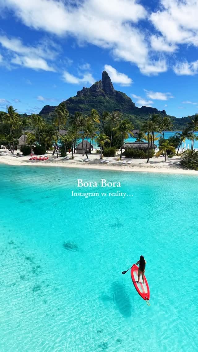Bora Bora's Instagram Views Match Reality