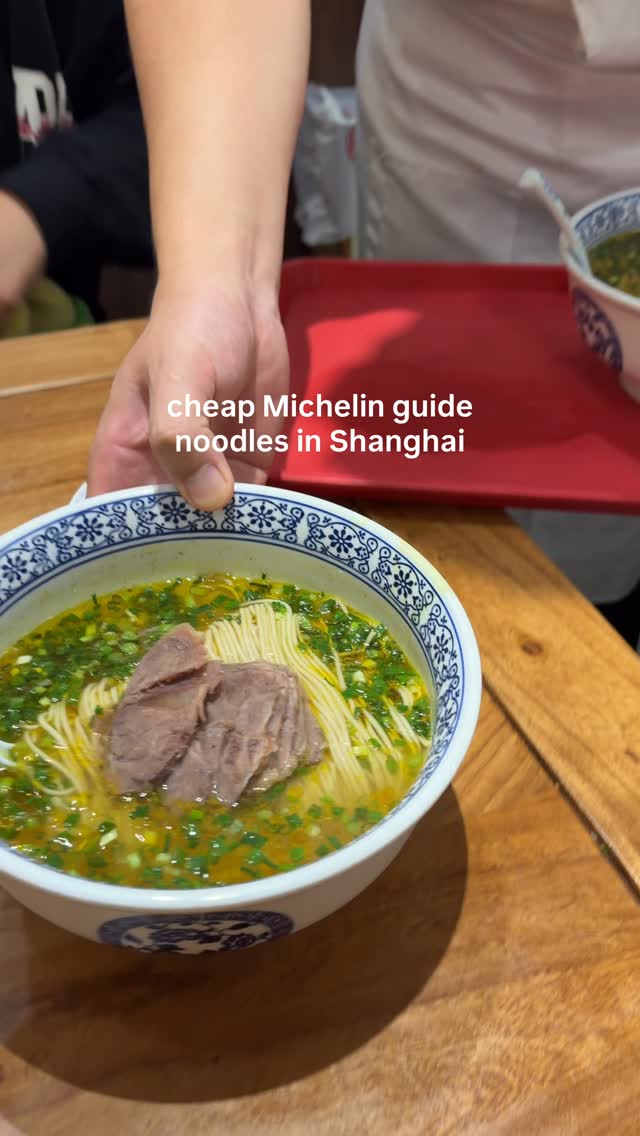 Michelin-Recommended Noodle Spot in Shanghai