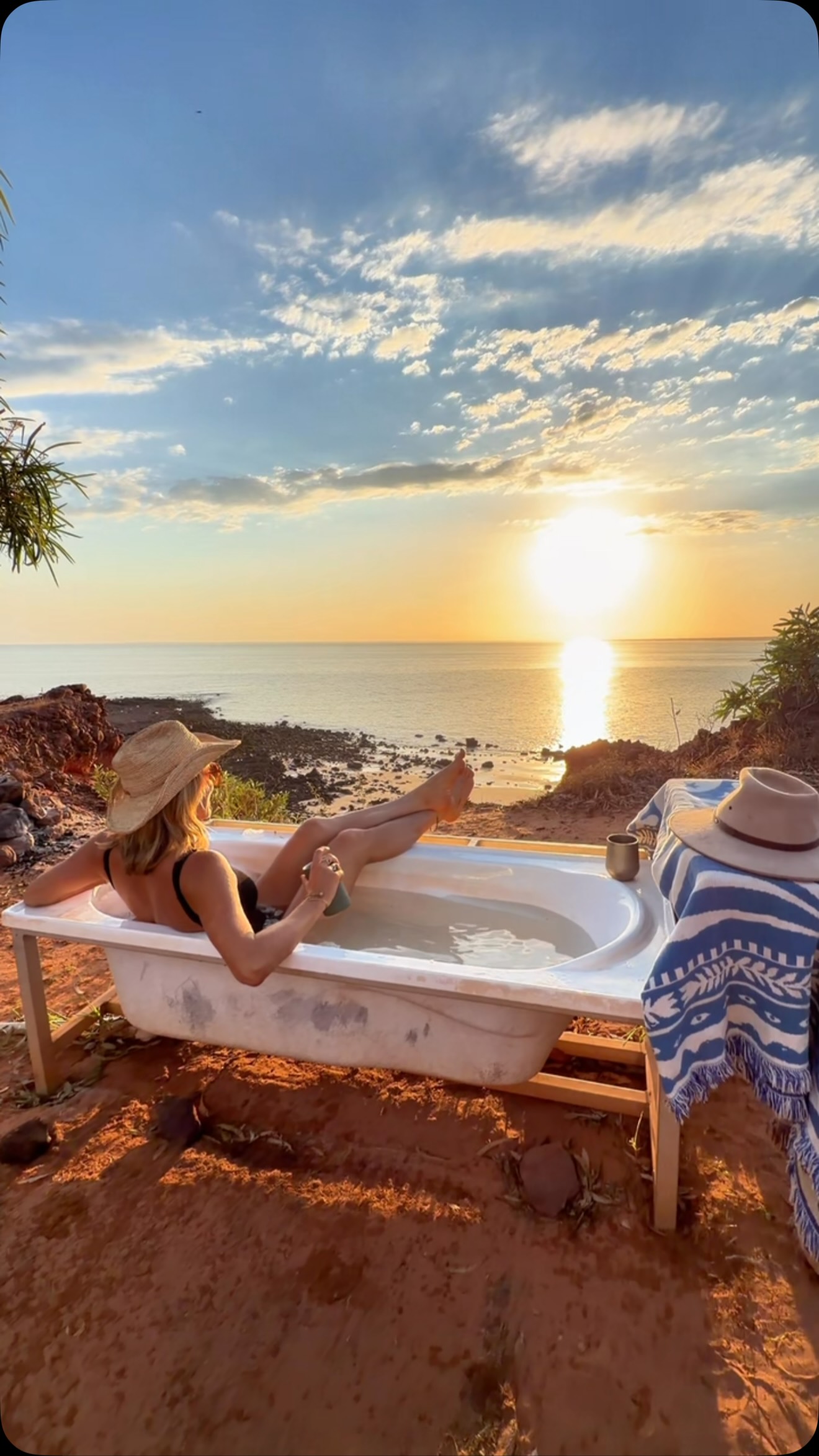 Coastal Campsites with Sunset Ocean Views