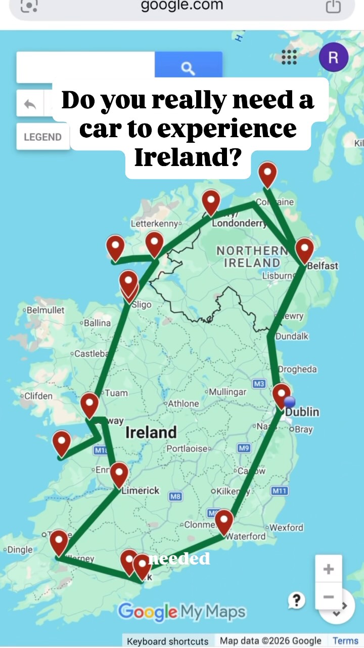 Ireland Public Transport Adventure Visiting Top Sites