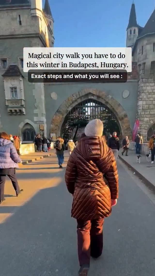 Budapest Winter Magic City Walk Itinerary