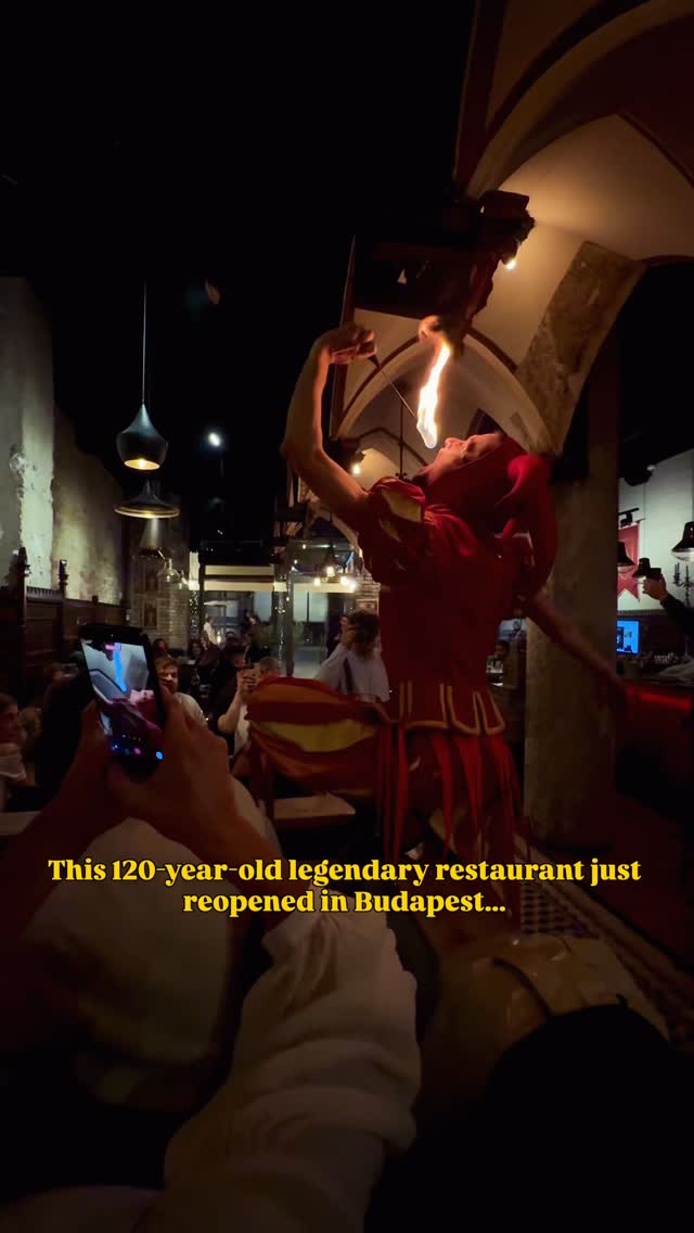 Historic Budapest Restaurant Reopens With Medieval Charm