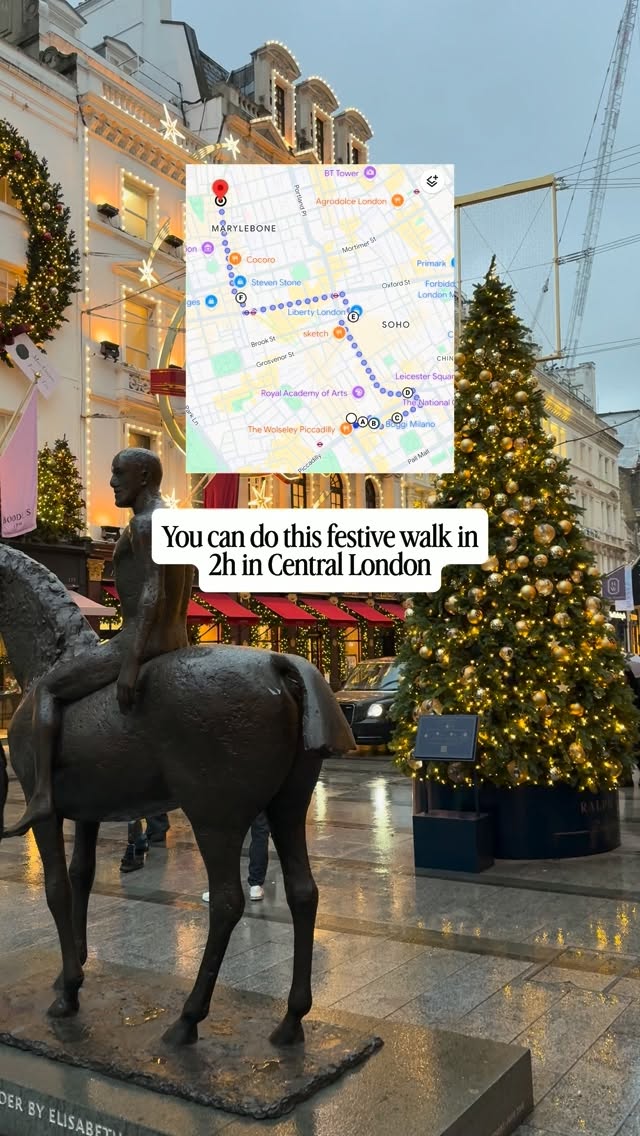 Central London's Festive Christmas Walking Route
