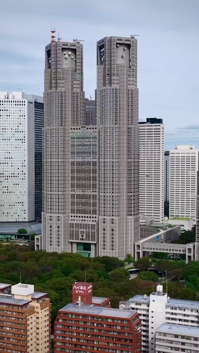 Tokyo's Iconic Government Building And Skytree Views