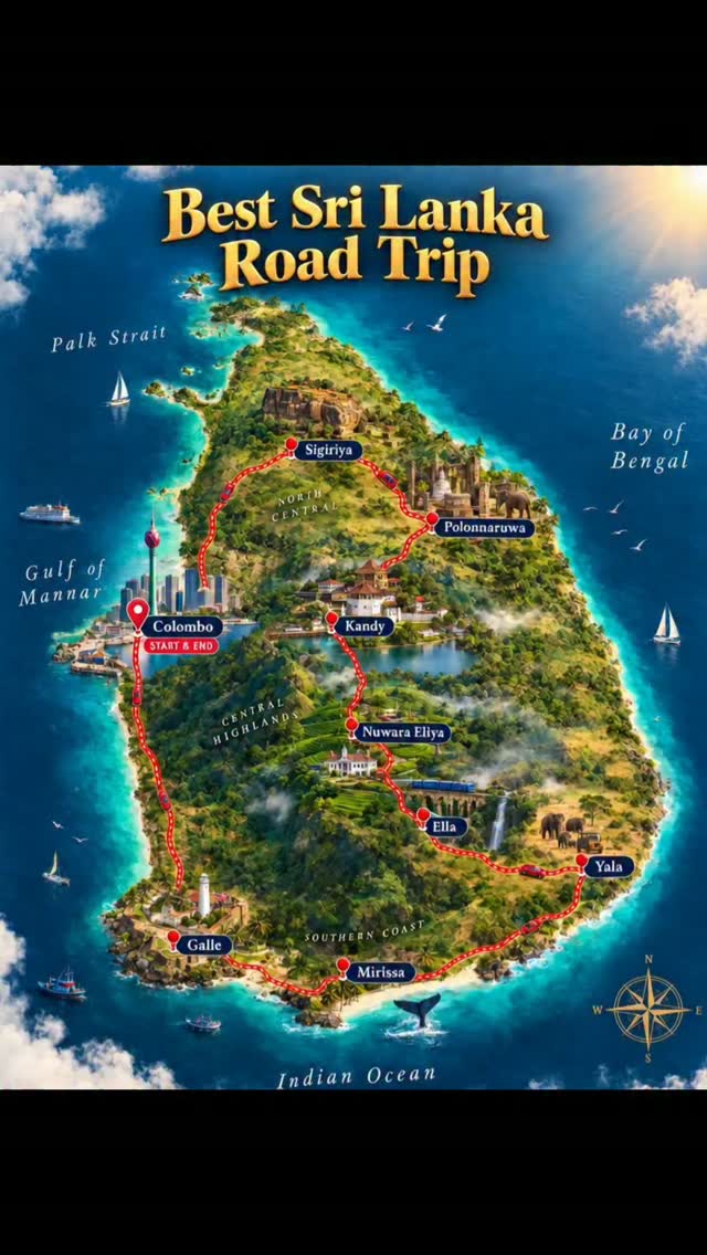Sri Lanka's Iconic Road Trip Destinations
