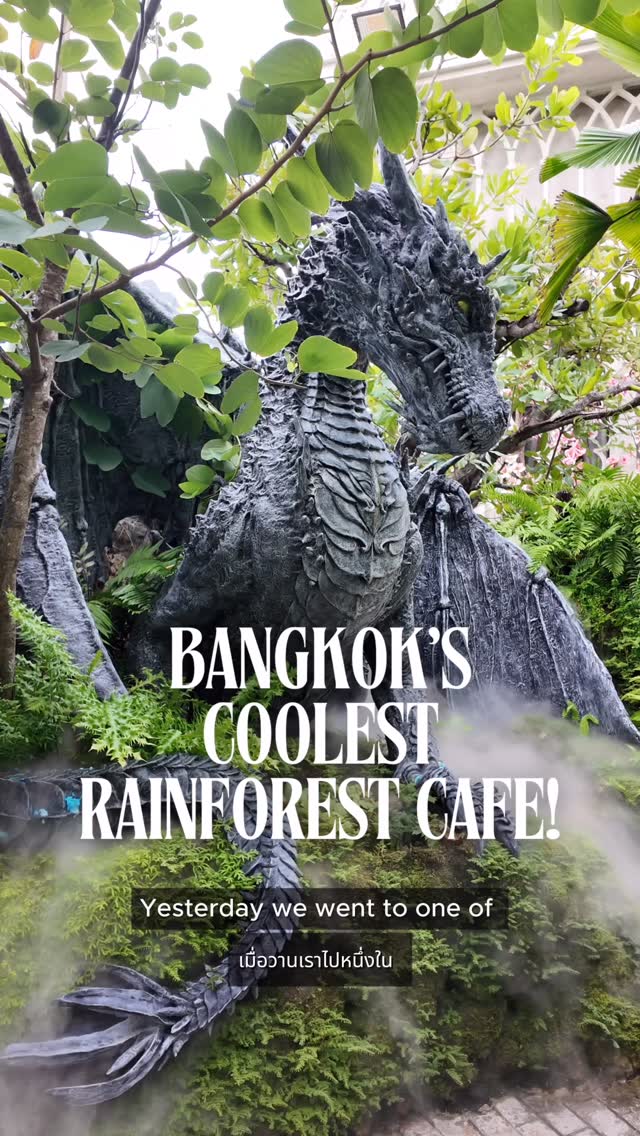 Rainforest-Themed Cafe Escape in Bangkok
