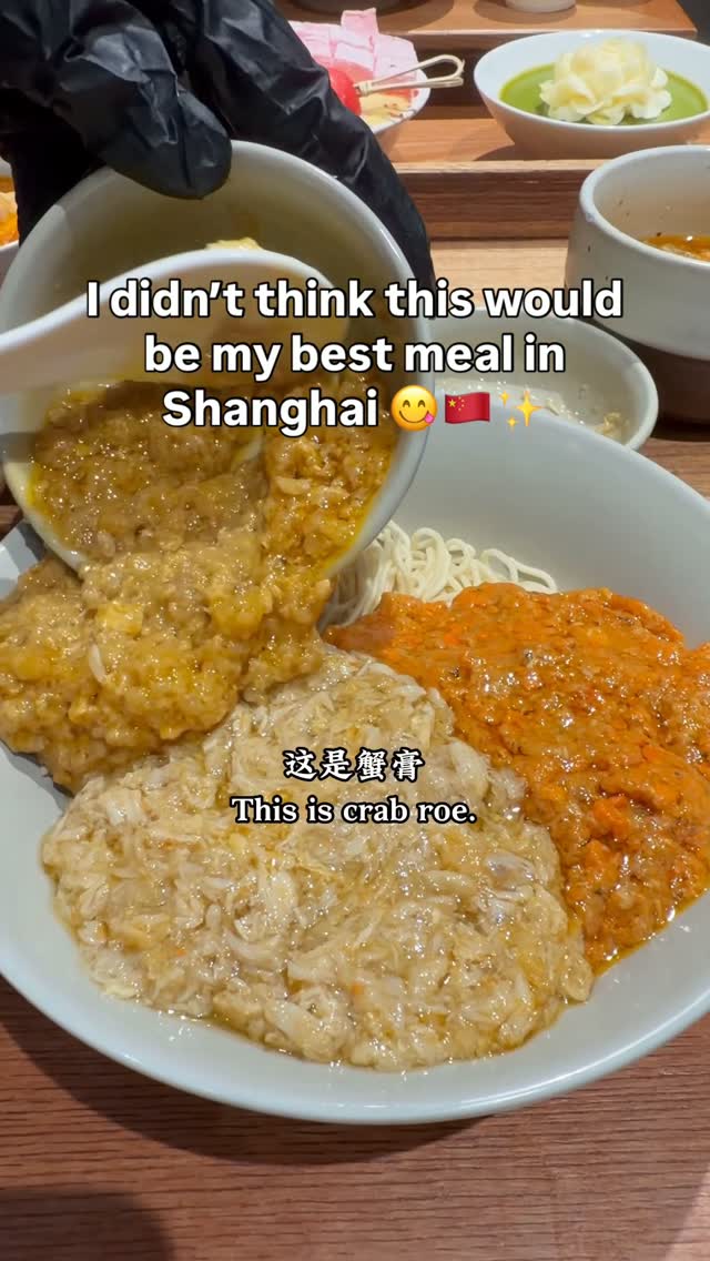 Noodles With Crab Feast At Shanghai Restaurant