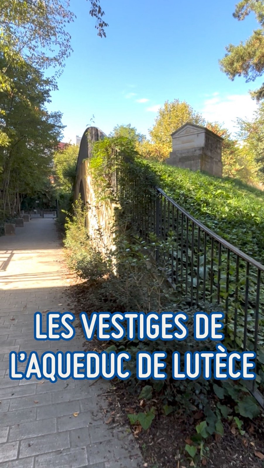 Parisian Parks Feature Ancient Roman Aqueducts