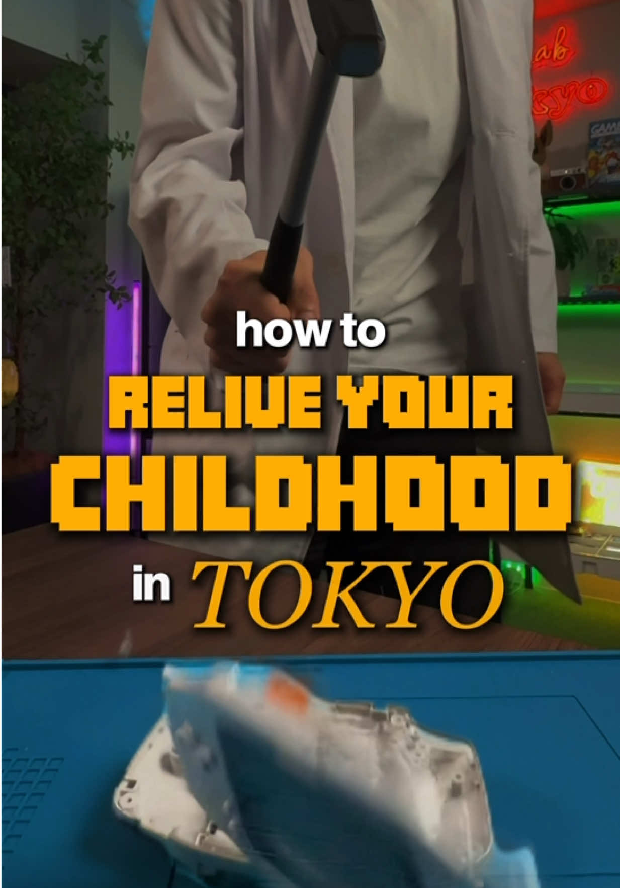 Retro Game Customization in Tokyo