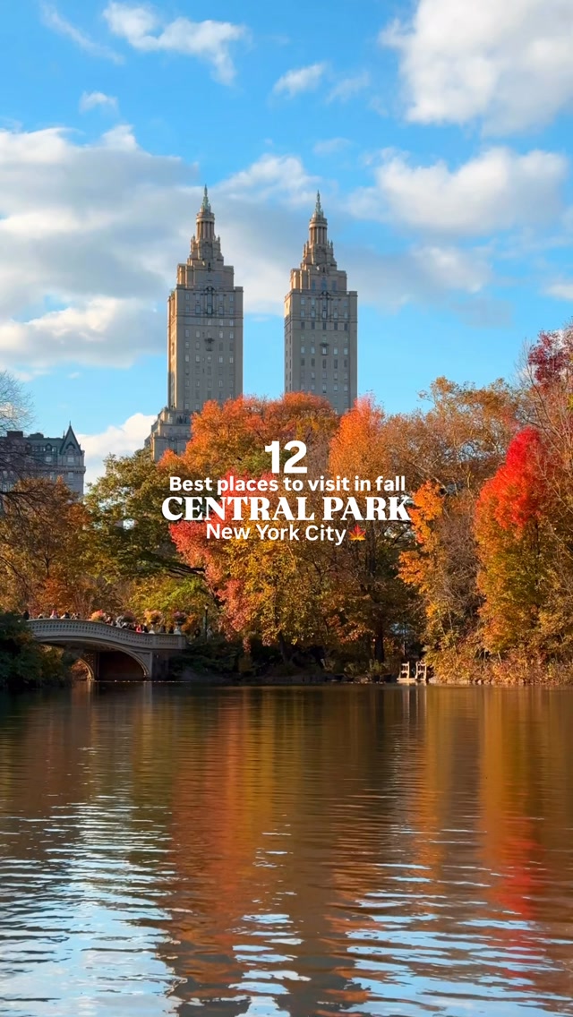 Central Park's Iconic Spots Amidst Fall Colors