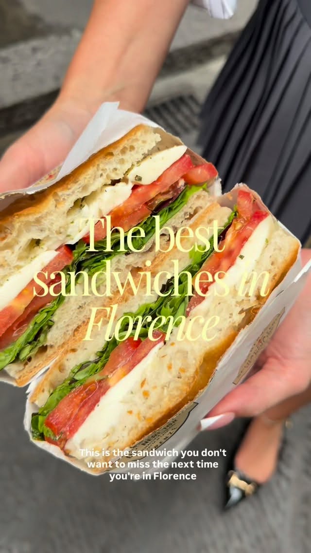 Florence Sandwich Shop's Freshly Made Schiacciata