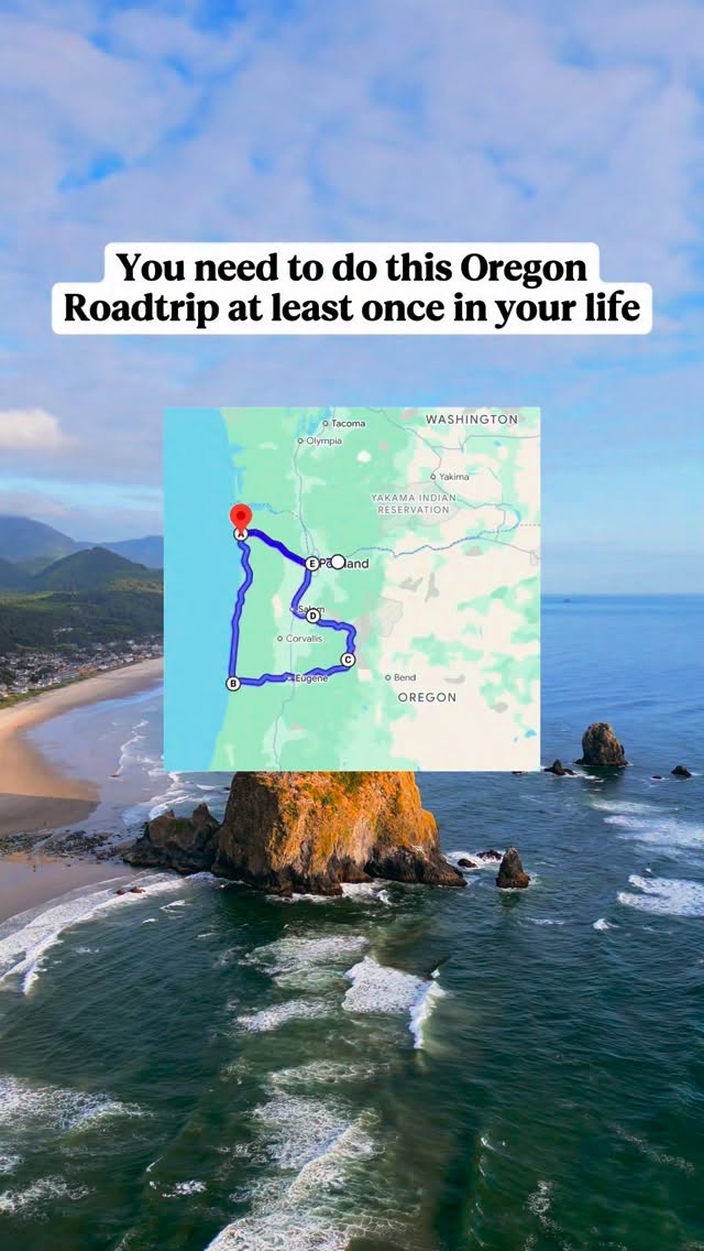 Oregon's Diverse Natural Wonders: Waterfalls and Coast