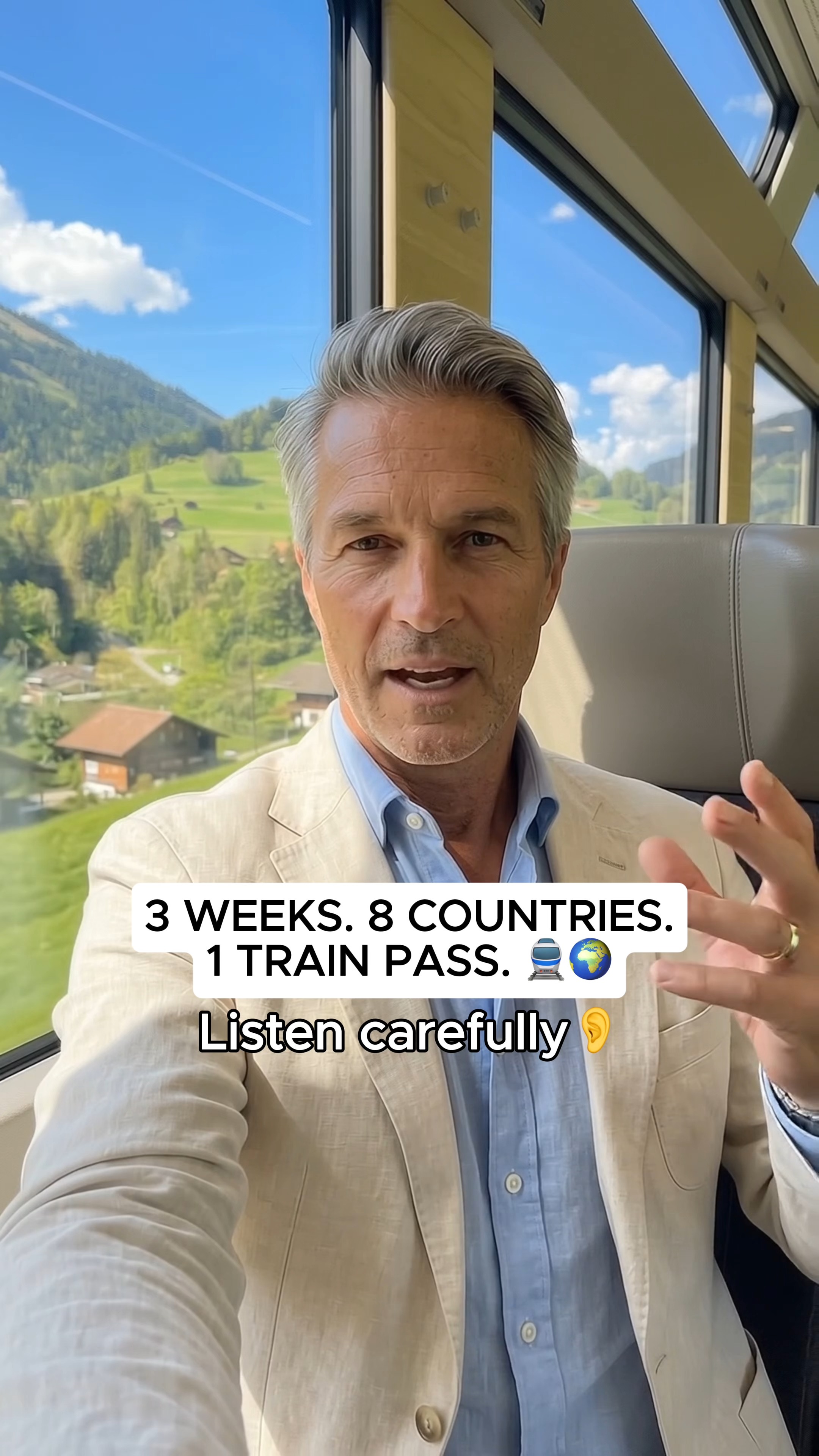 European Train Journey Through Eight Countries