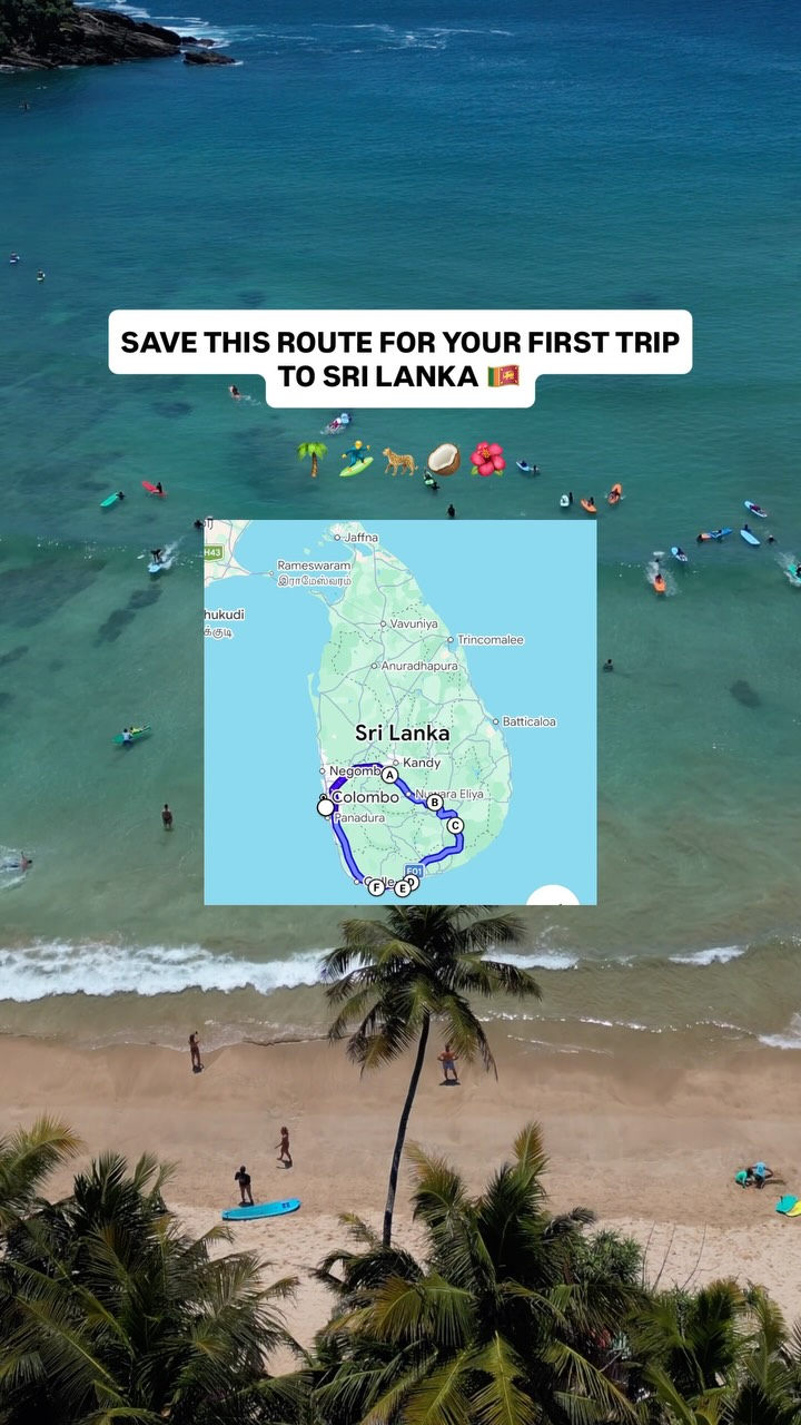Sri Lanka's Southern Coast and Hill Country Itinerary