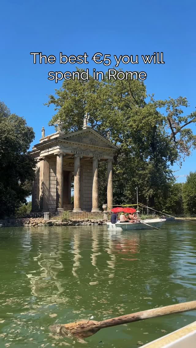 Rowboat Adventure at Rome's Villa Borghese