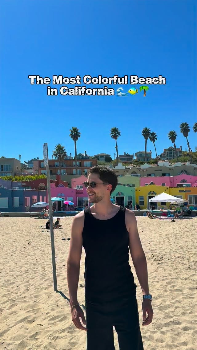 California's Most Colorful Beach And Wharf