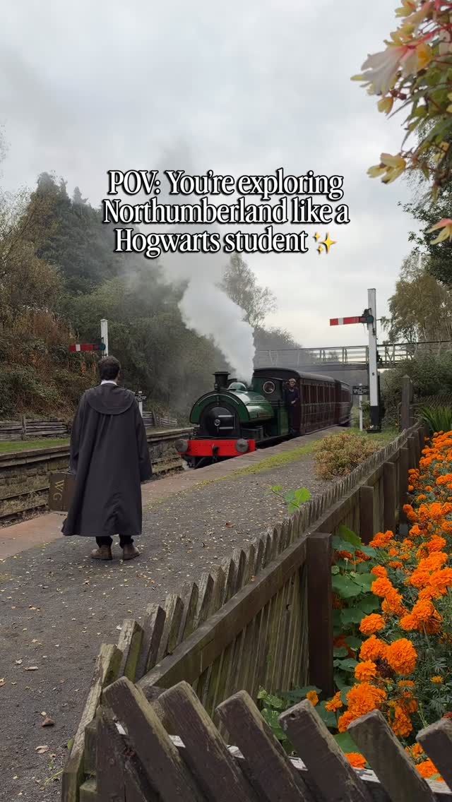 Northumberland's Magical Castle, Garden, and Train Journey