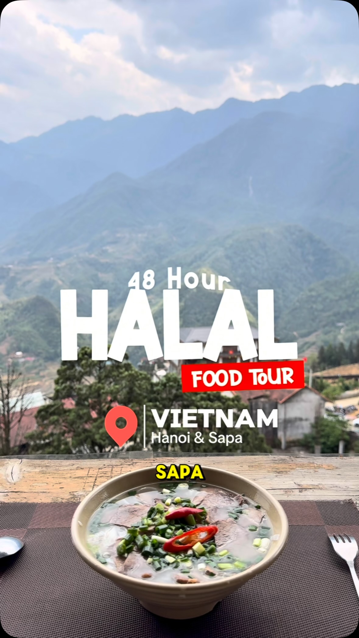 Vietnam Halal Food Tour: Hanoi and Sapa Experiences